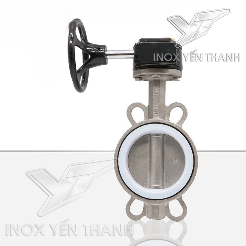 Van bướm thân inox vô lăng