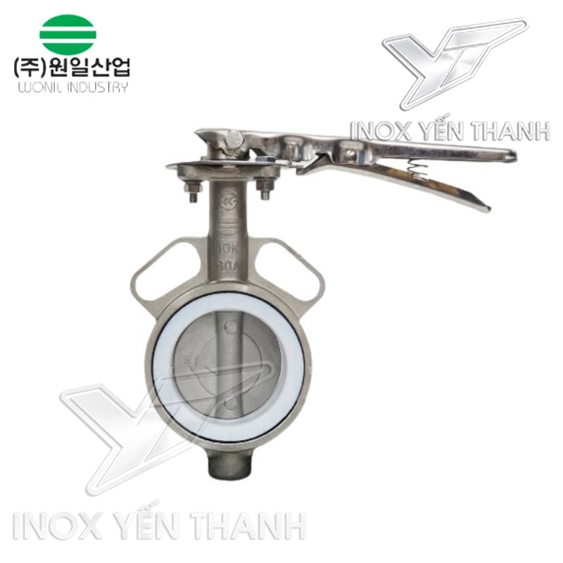 Van bướm tay gạt Wonil inox