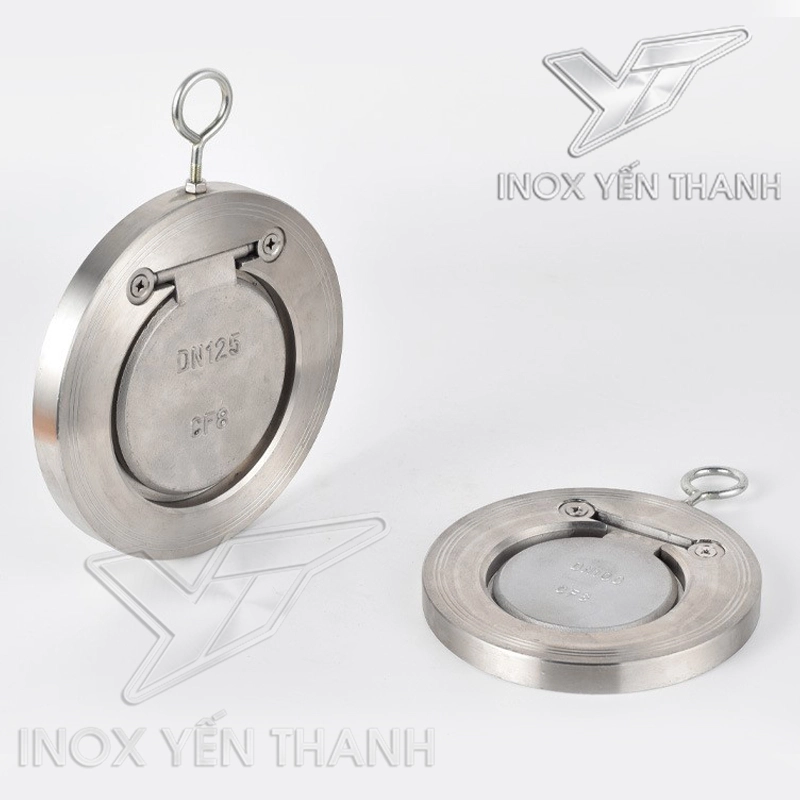 Van treo 1 chiều inox H74